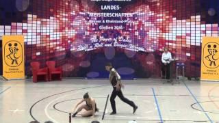 Vanessa Gottschall & Christian Lehr - Landesmeisterschaft Hessen, Rlp, Saarland 2016