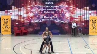 Nadine Stünkel & Sebastian Rott - Landesmeisterschaft Hessen, Rlp, Saarland 2016